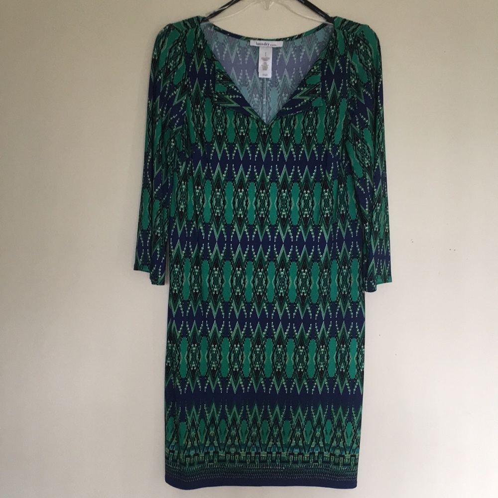 Kaleidoscope sheath dress